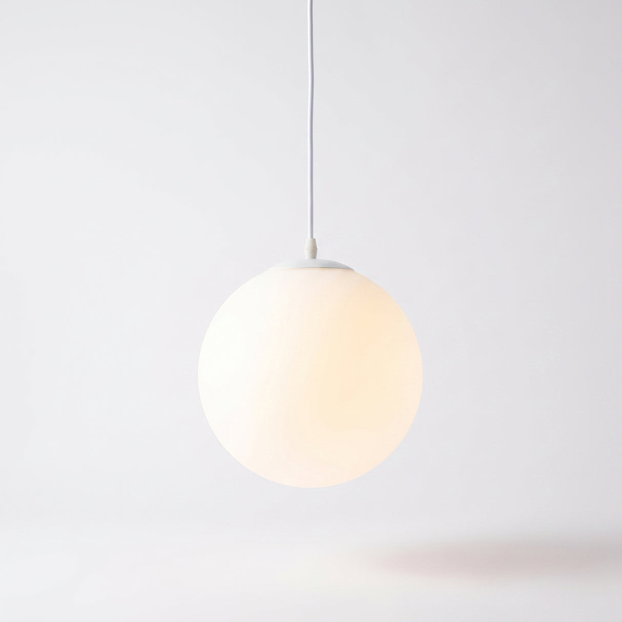 Glass Single-Head Pendant Light - lifestyle setting