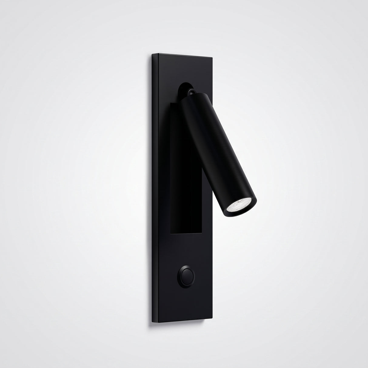 bedside reading wall sconce with rotating LED