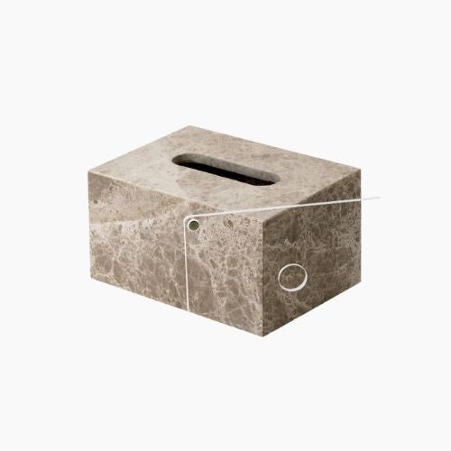 Marble Bathroom Vanity Tray with Soap Holder and Accessories Set - Hurbane Home