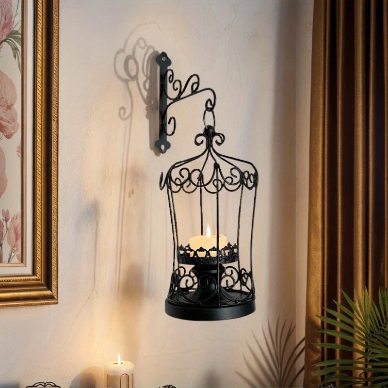 Metal Candle Holders - Modern Wall Sconce Decor with Unique Antique Design - Metal Candle Holders - Hurbane Home