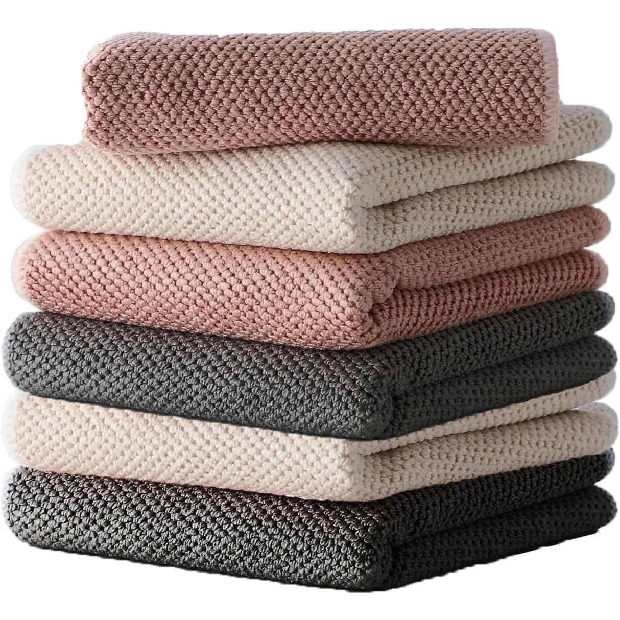 Microfiber Kitchen Towel - Ultra Absorbent 100% Cotton Dish & Tea Towels - 100 Cotton Kitchen Towels - Hurbane Home