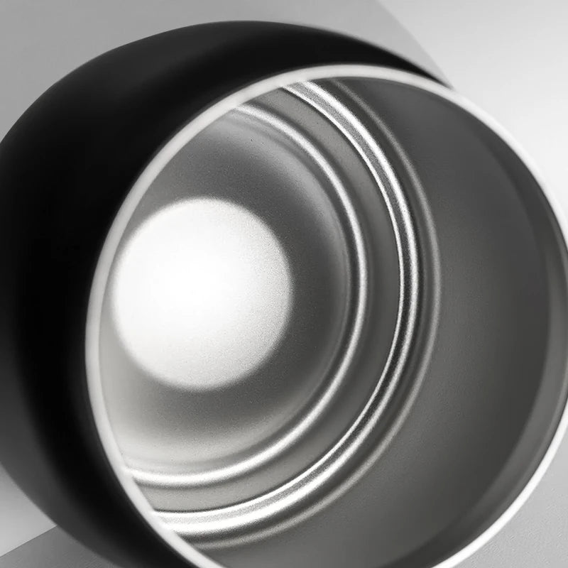 Modern coffee bean storage jar with vacuum seal lid