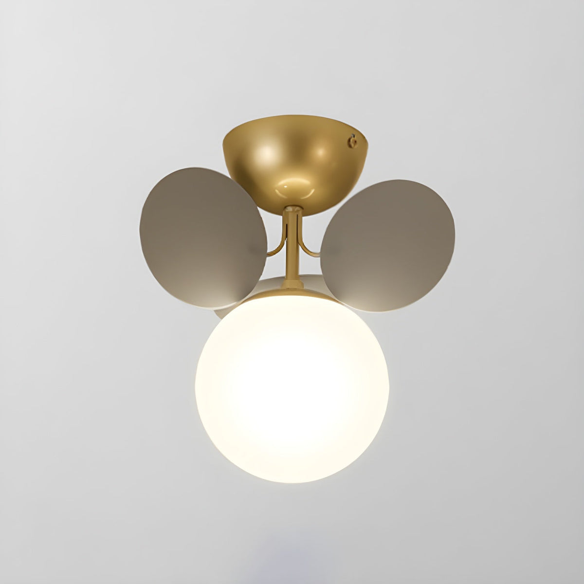 Modern flush mount ceiling light with acrylic discs further product image 22