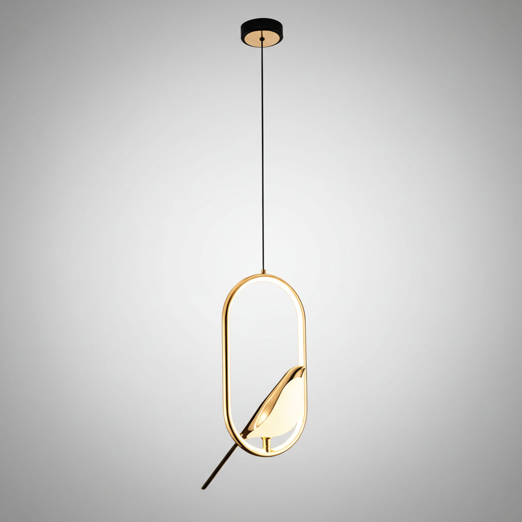 Modern led pendant light - installation detail