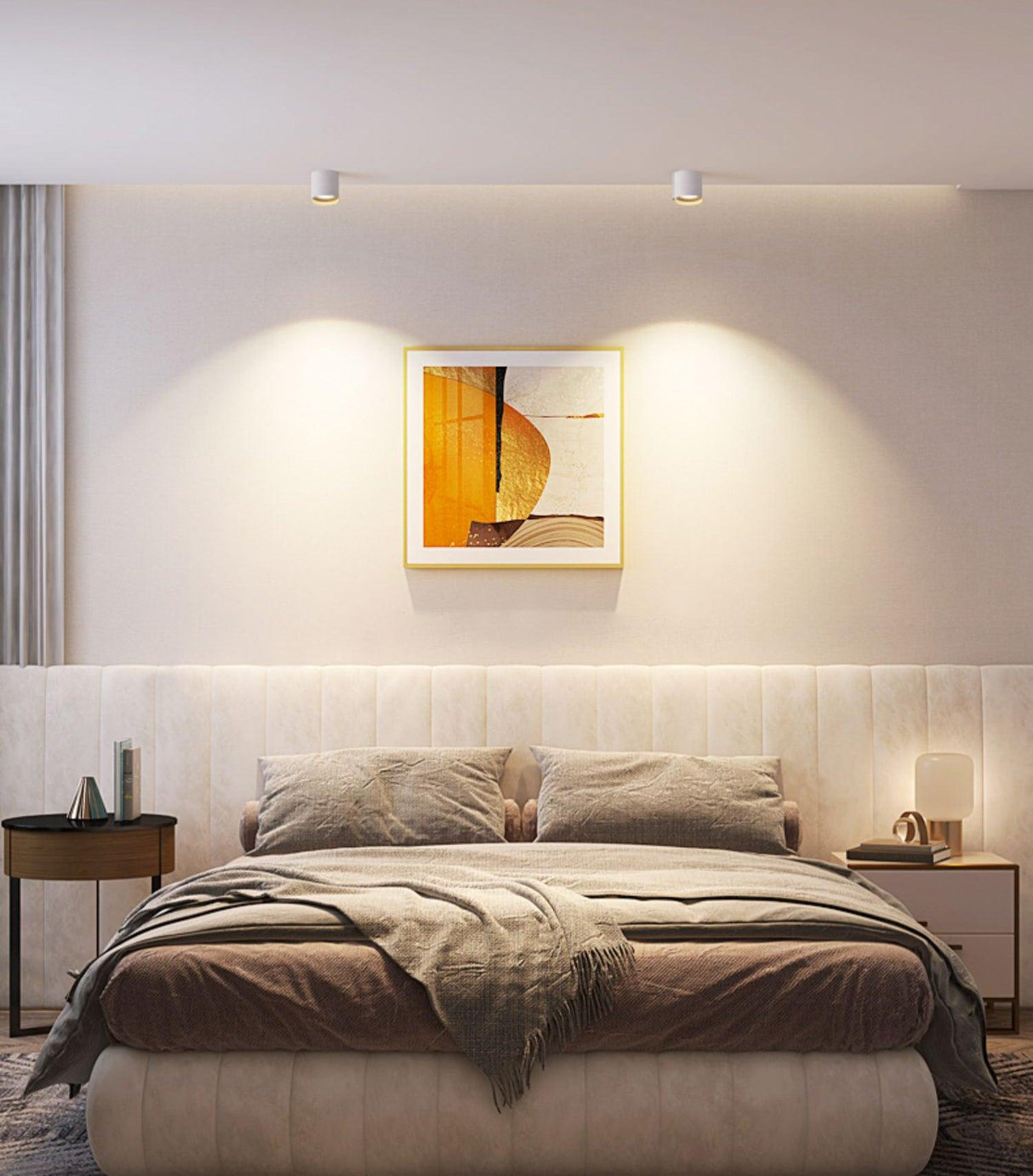 Integrated LED surface mount spotlight for ceiling or wall fixing, view 16
