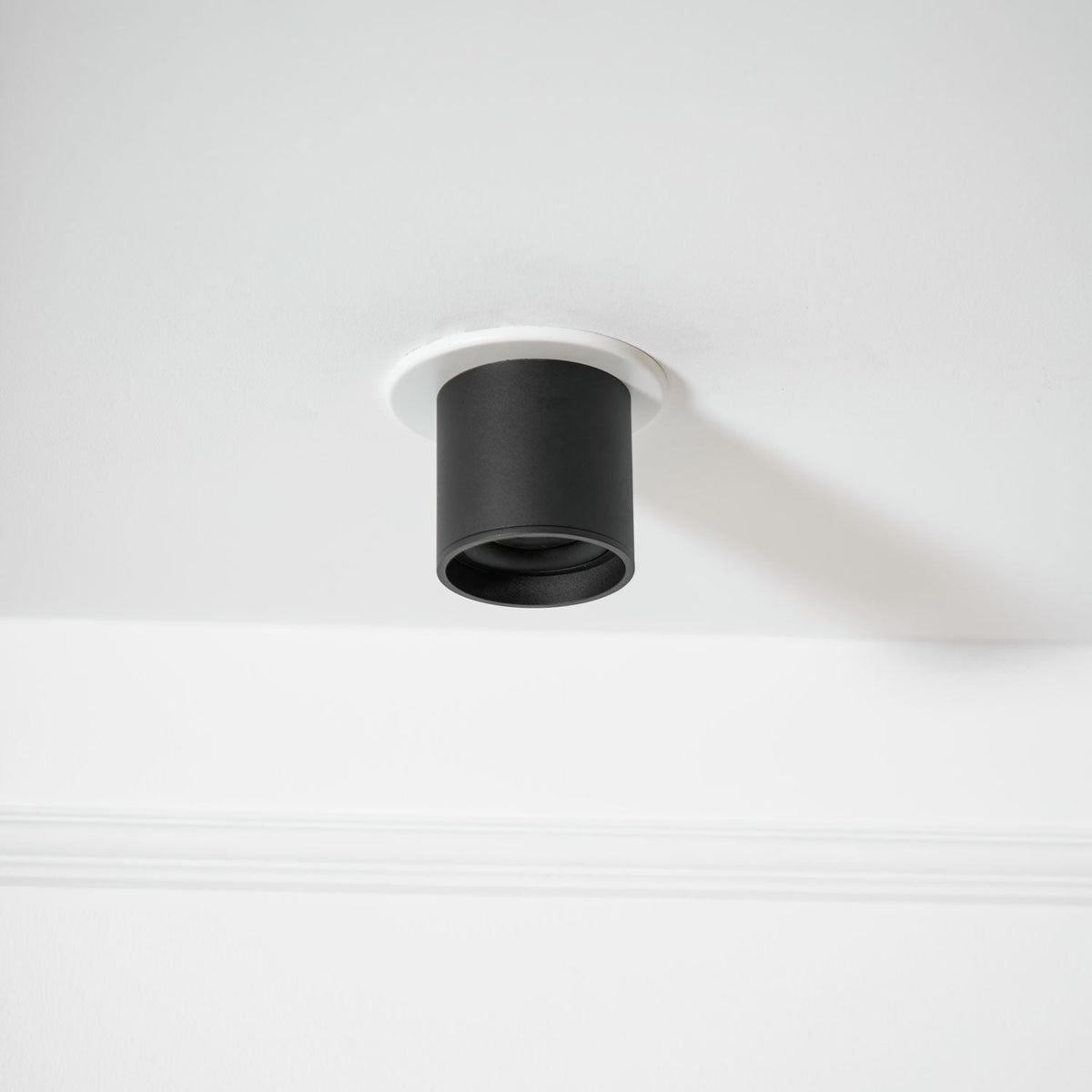 Aluminum surface mount downlight with a deep inset acrylic lens, view 50