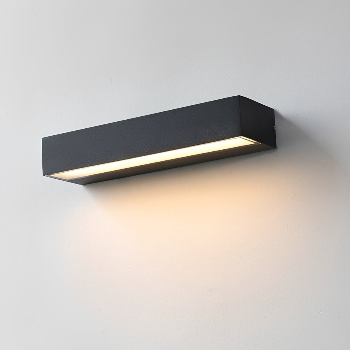 Modern outdoor LED wall light detail view 6 showing finish and construction