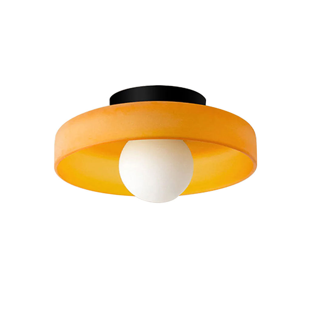 Morrow Disc Ceiling Light Wall Lamp Glass Iron Shade G9