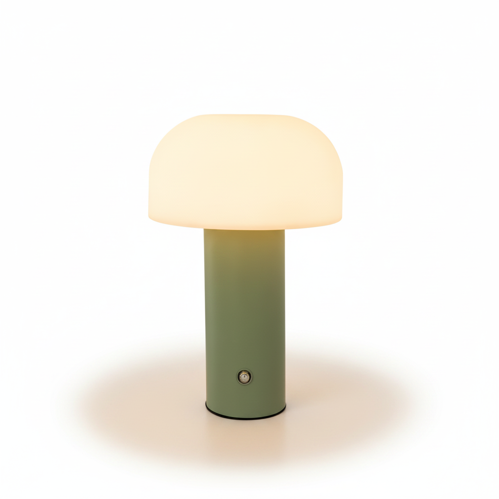 Mushroom Table Lamp with Cozy Silicone Glow for Bedroom Bar