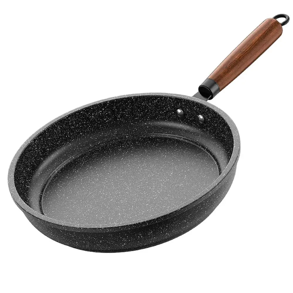 Non Stick Frying Pan β 28cm Maifan Stone Pan with Lid - Cast Iron Frying Pan - Hurbane Home