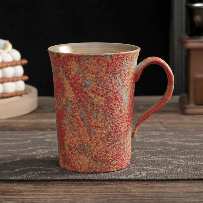 nordic ceramic cup red