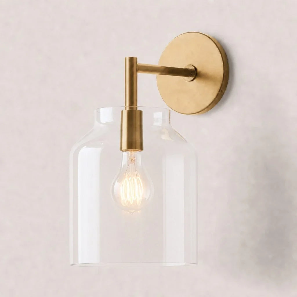 Nordic minimalist glass dome wall sconce supplementary product view 41