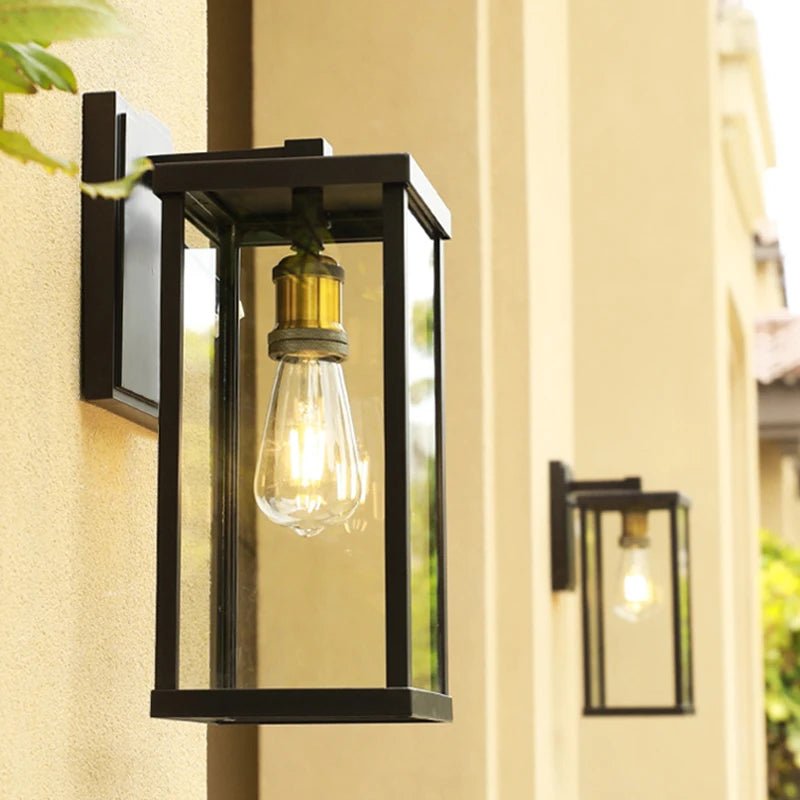 Outdoor Wall Lamp – Modern Waterproof LED Wall Light Fixture - Hurbane Home
