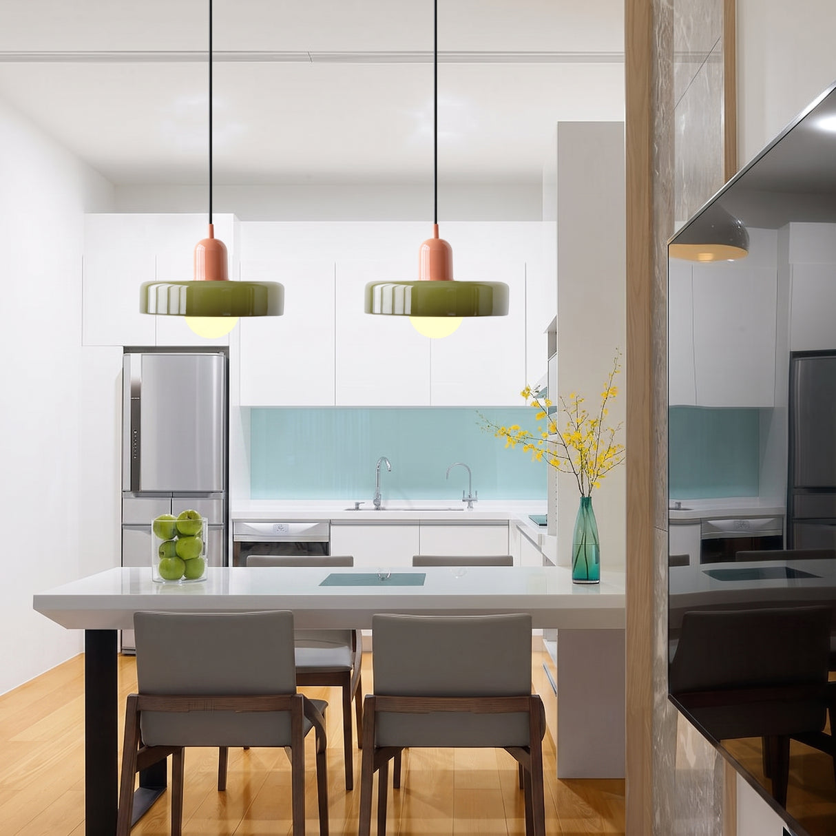 Bauhaus Glass LED Pendant Light - lifestyle image 2