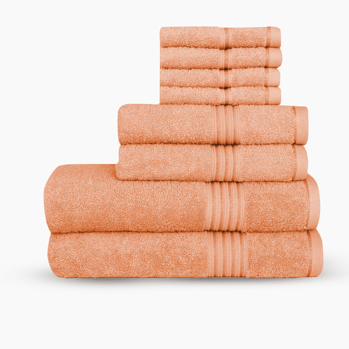 Set of Bath Towels | 8pcs Pack | Extra Soft Bath Towel Set | Premium Quality