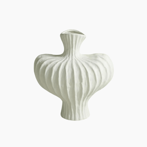 Plastic Vase – Modern Minimalist Water - Holding Tabletop Floral Decor - Hurbane Home