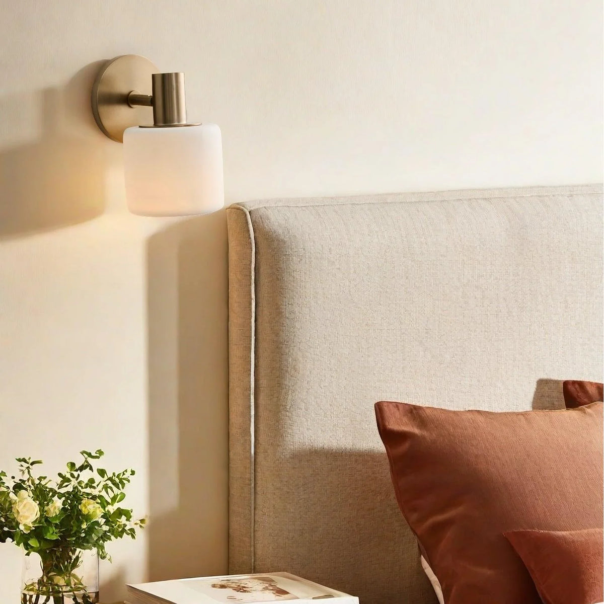 Modern porcelain shade wall sconce supplementary product view 5