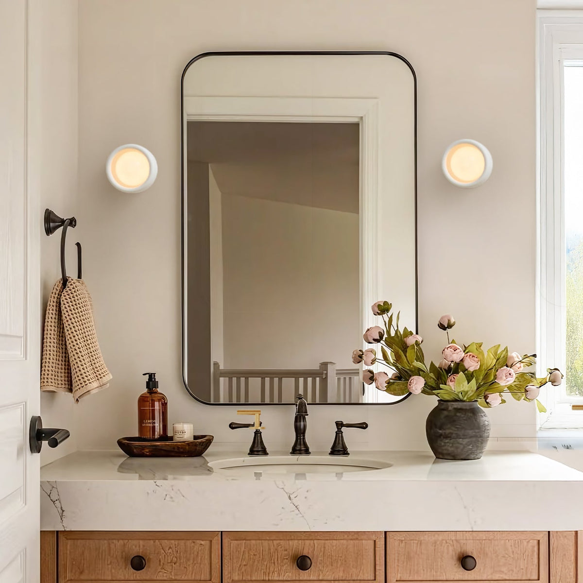 Modern porcelain shade wall sconce further product image 10
