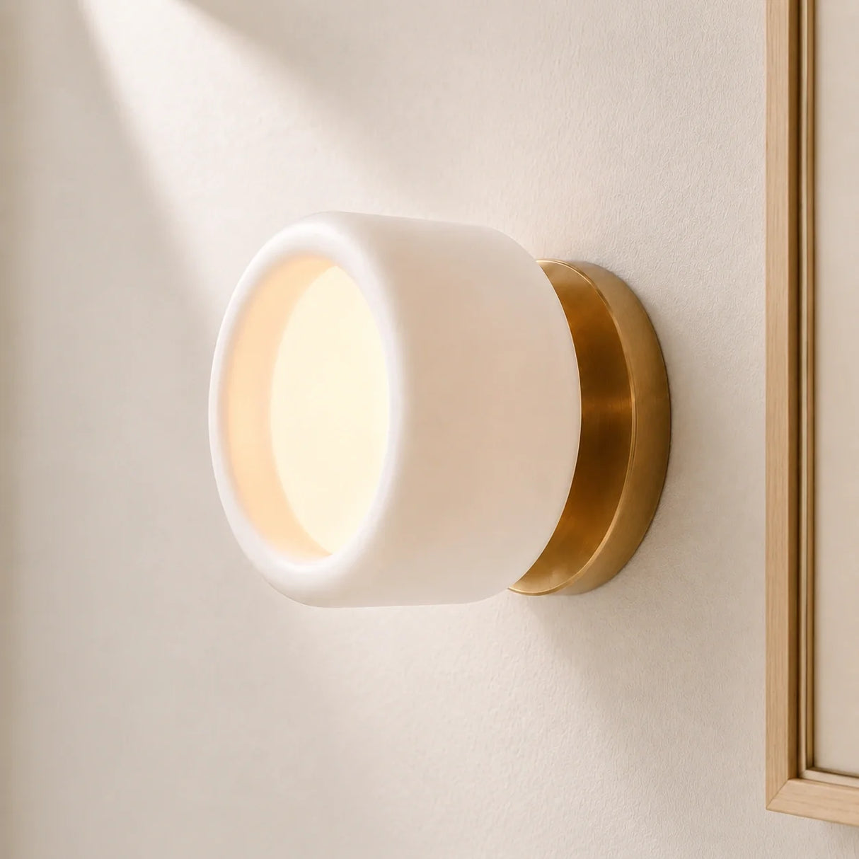 Modern porcelain shade wall sconce additional product view 12