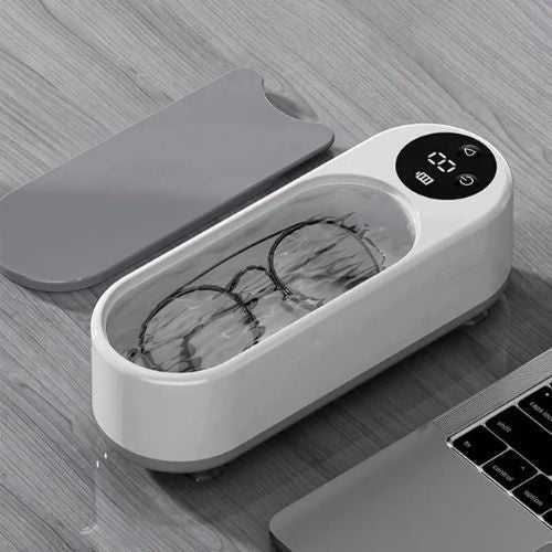 Portable Ultrasonic Cleaner – Compact 450ml Jewelry and Glasses Cleaning Machine - Hurbane Home