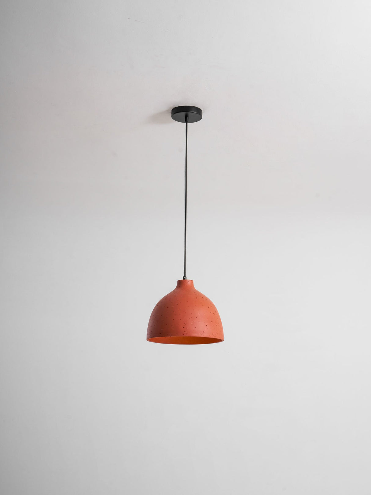 Speckled resin dome shade pendant for kitchen island lighting, view 54