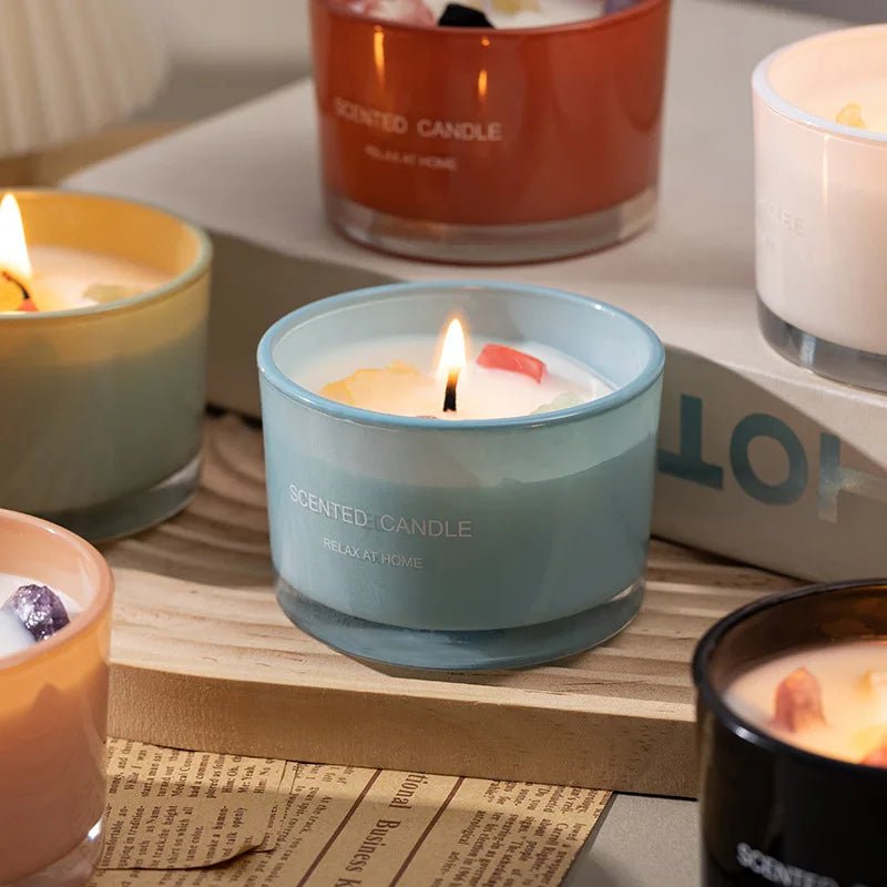 Scented Wax Candles - Decorative Soybean Aroma for Relaxing Ambiance - Hurbane Home