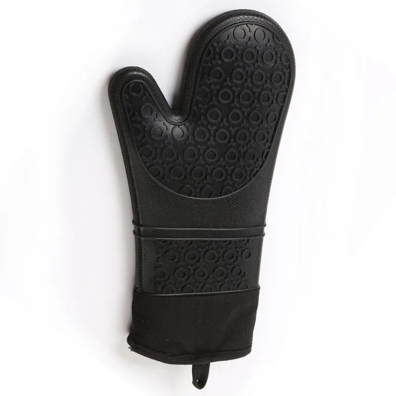 Silicone Oven Gloves – Extra - Long Heat Resistant Non - Slip Kitchen Protection - Silicon Oven Mitts - Hurbane Home