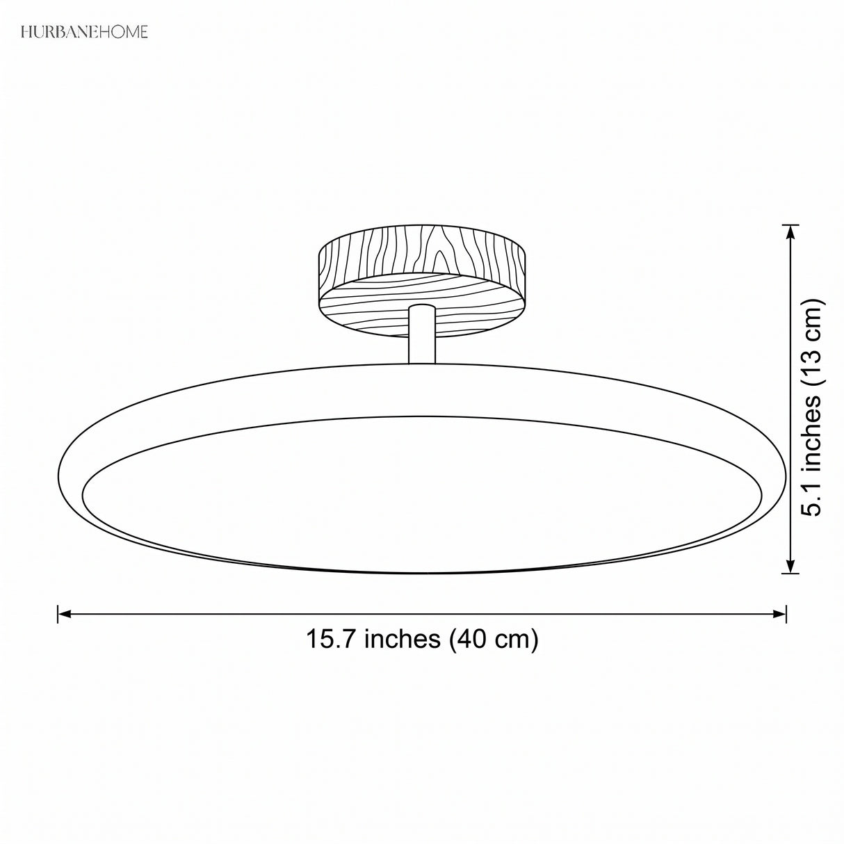 Adjustable Circular Ceiling Lamp