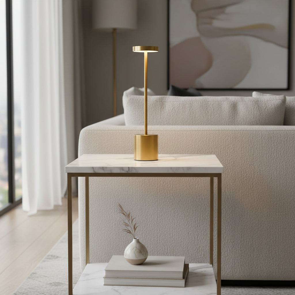 Small cordless table lamp dimensions and size chart
