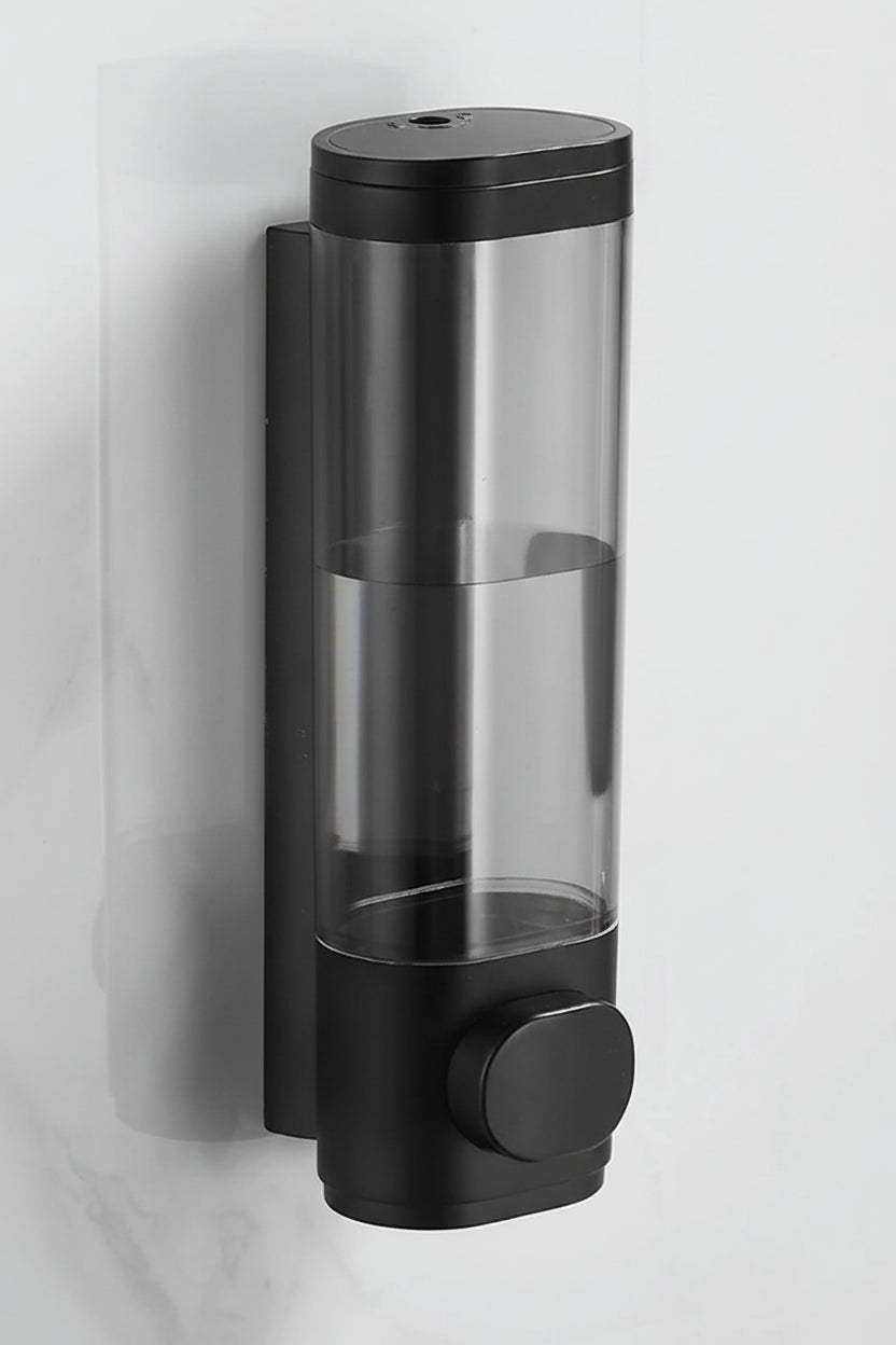 Soap Dispenser Wall Mount No Drill - Easy Install Shower Bathroom Solution - wall mounted Soap Dispenser - Hurbane Home