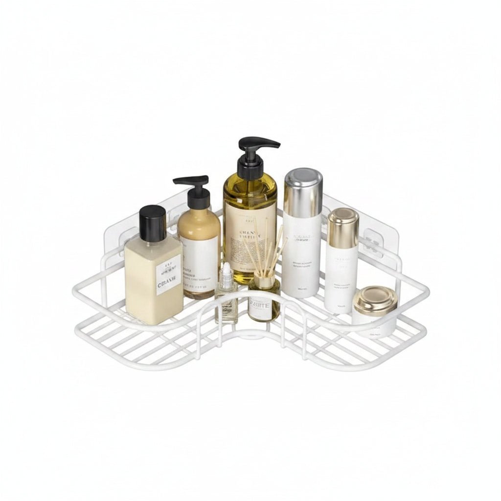 Stainless Steel Bathroom Corner Shelf - Rust Proof Hanging Shower Organizer Caddy - Metal Shower Caddy Hanging - Hurbane Home