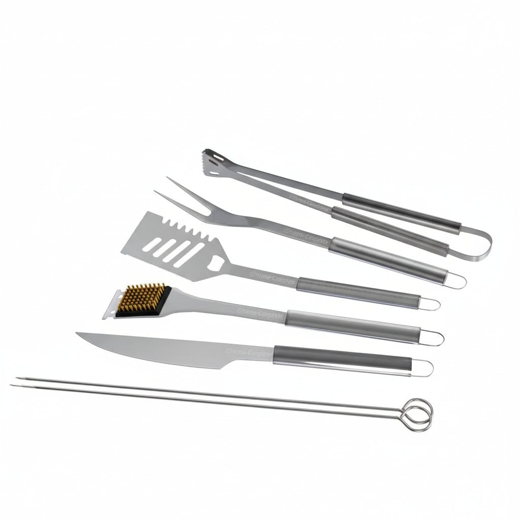 Stainless Steel Kitchen Utensil Set - Premium BBQ Grill Cooking Tools - Kitchen Tool Set Stainless - Hurbane Home