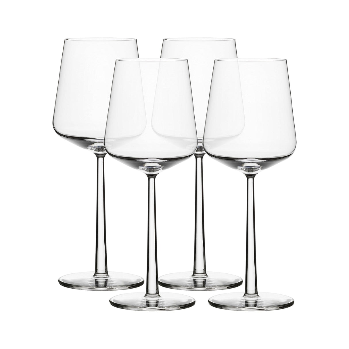 Modern stemmed wine glass set for red wine tasting