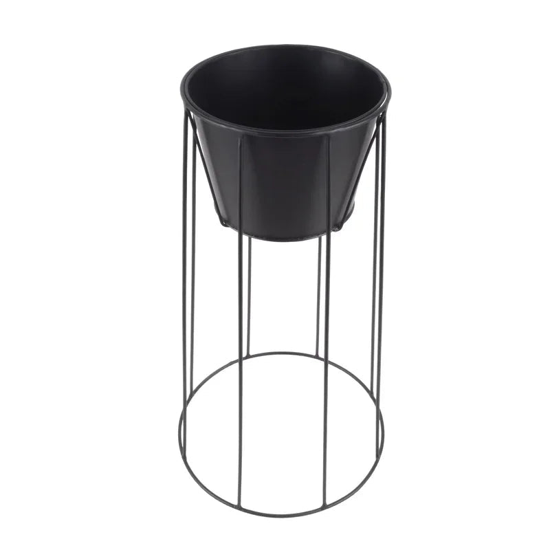 Tall Indoor Plant Stand - Stylish Metal Design for Multiple Plants Display - metal plant stand - Hurbane Home