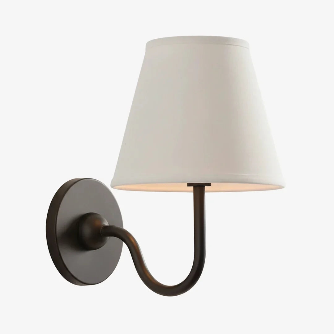 Traditional pleated linen shade wall sconce colour option view 27