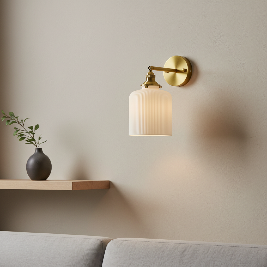 Unique wall sconce - lifestyle bedroom