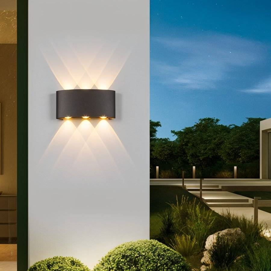 Waterproof up and down outdoor LED wall light colour option view 21
