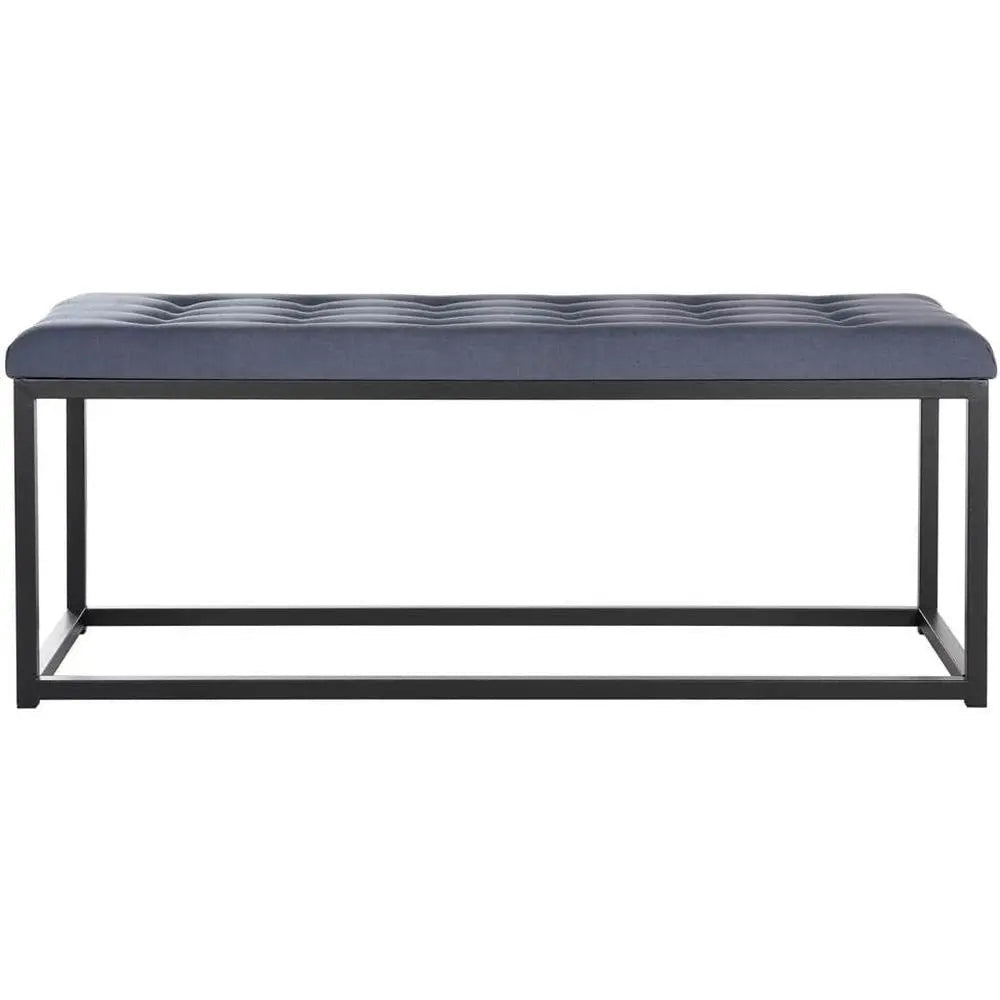 Upholstered End of Bed Bench with Tufted Storage - Elegant Bedroom Accent - upholstered bedroom bench - Hurbane Home