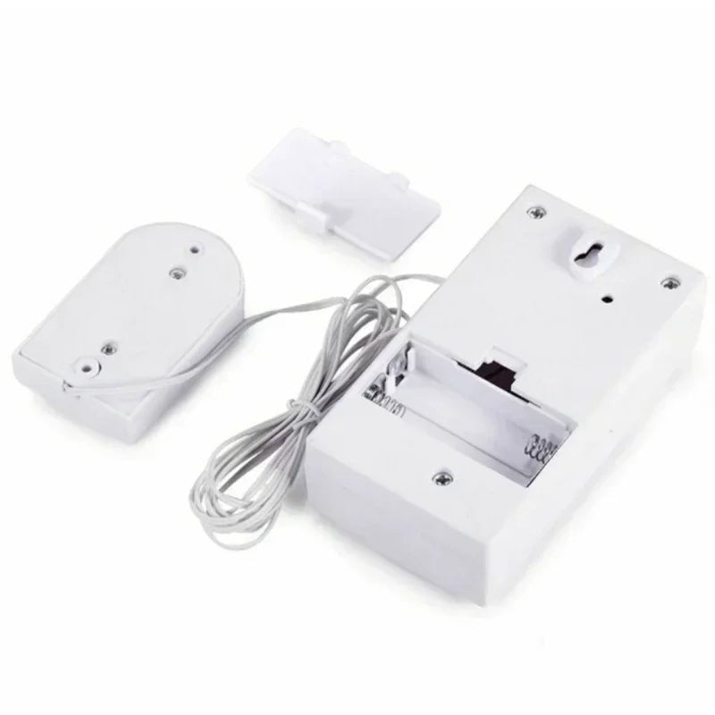 Wired Door Bell – Battery Powered Home Chime With White Button - Wired Doorbell - Hurbane Home