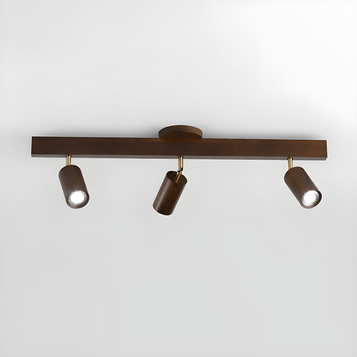 Wood beam multi head track ceiling spotlight supplementary product view 23