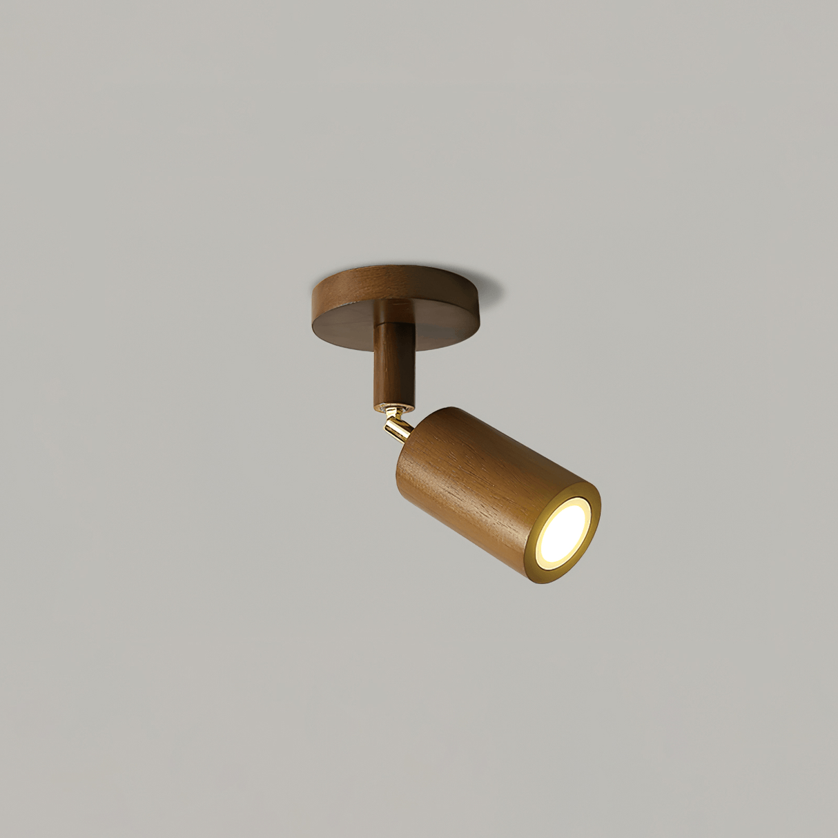 Wood beam multi head track ceiling spotlight colour option view 27