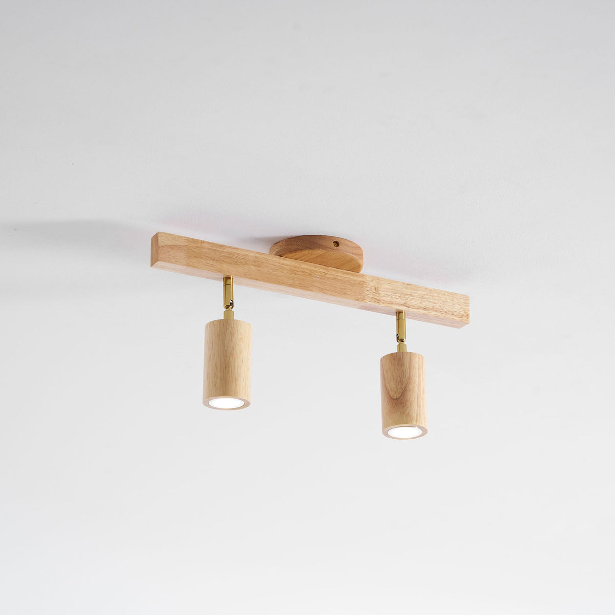 Wood beam multi head track ceiling spotlight supplementary product view 35