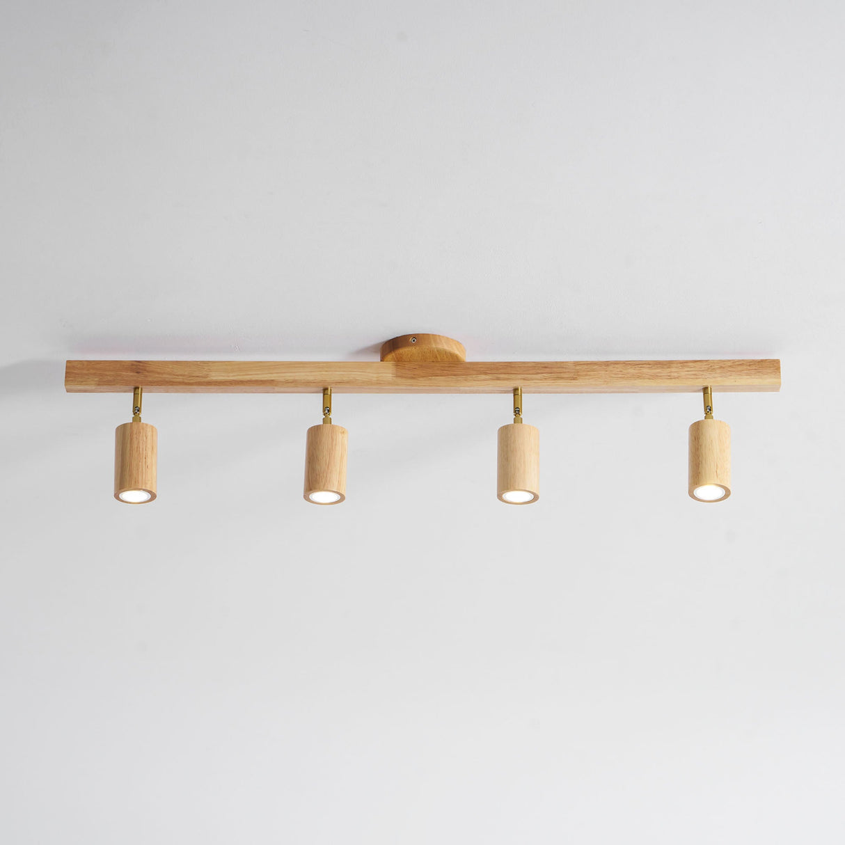Wood beam multi head track ceiling spotlight further product image 58