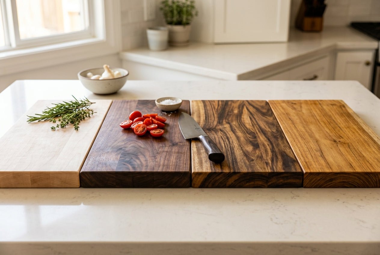 Best Wood for Cutting Boards: Maple vs Walnut vs Acacia vs Teak Compared - Hurbane Home