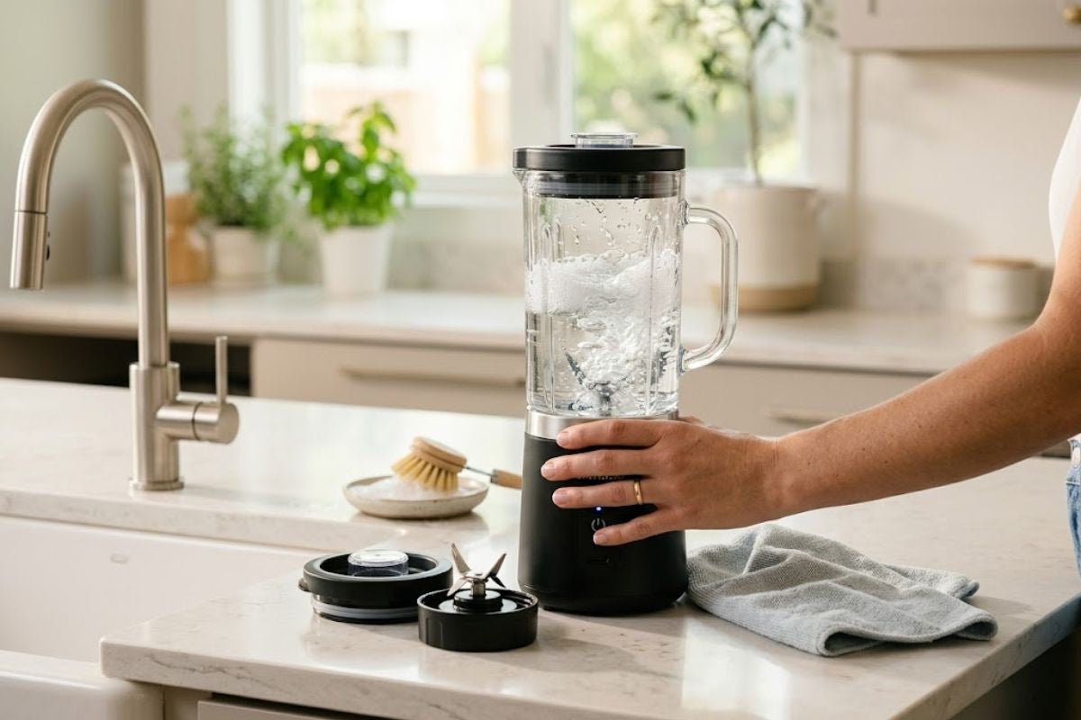 How to Clean a Rechargeable Blender (Step-by-Step + Self-Clean Trick) - Hurbane Home