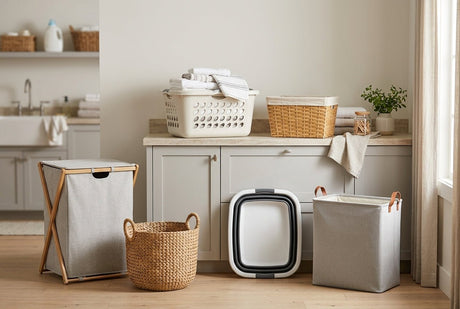 The Complete Guide to Laundry Baskets: Types, Materials & Sizes Explained - Hurbane Home