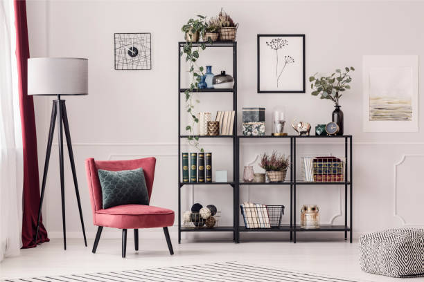 Metal Bookcase - Hurbane Home