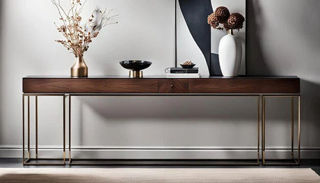 modern console table