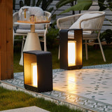 Modern Minimalist Landscape Lawn Light Stainless Steel Acrylic Square LED