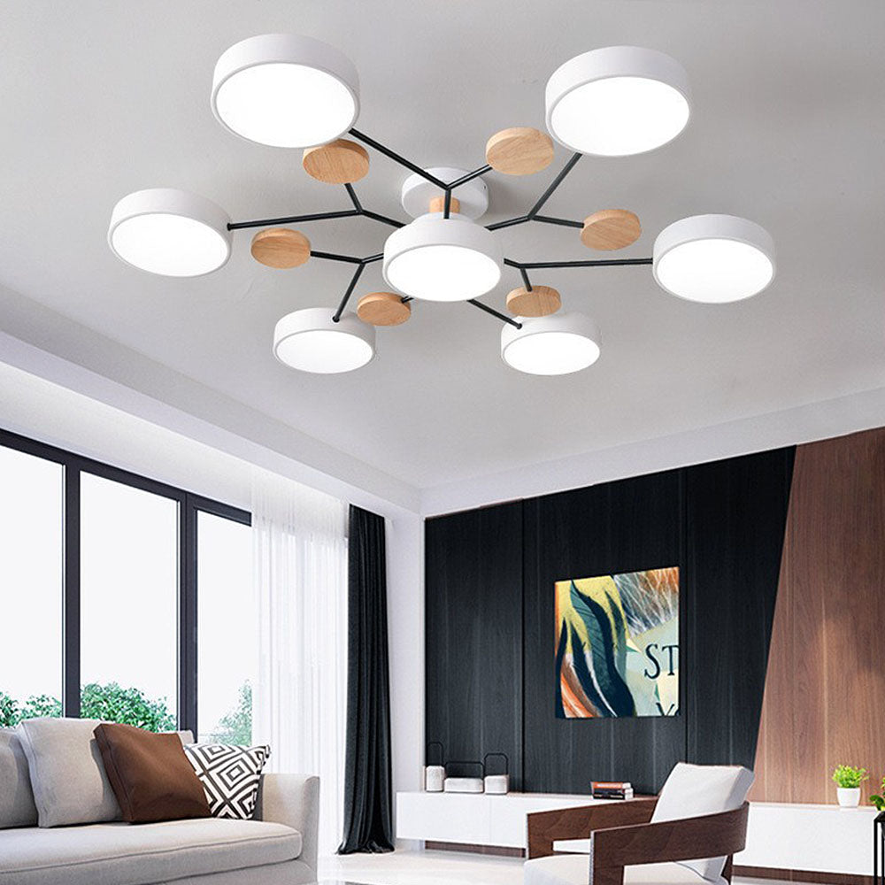 Lampsmodern-UK Circular LED Ceiling Light 33.5-37in Dia 5.5in